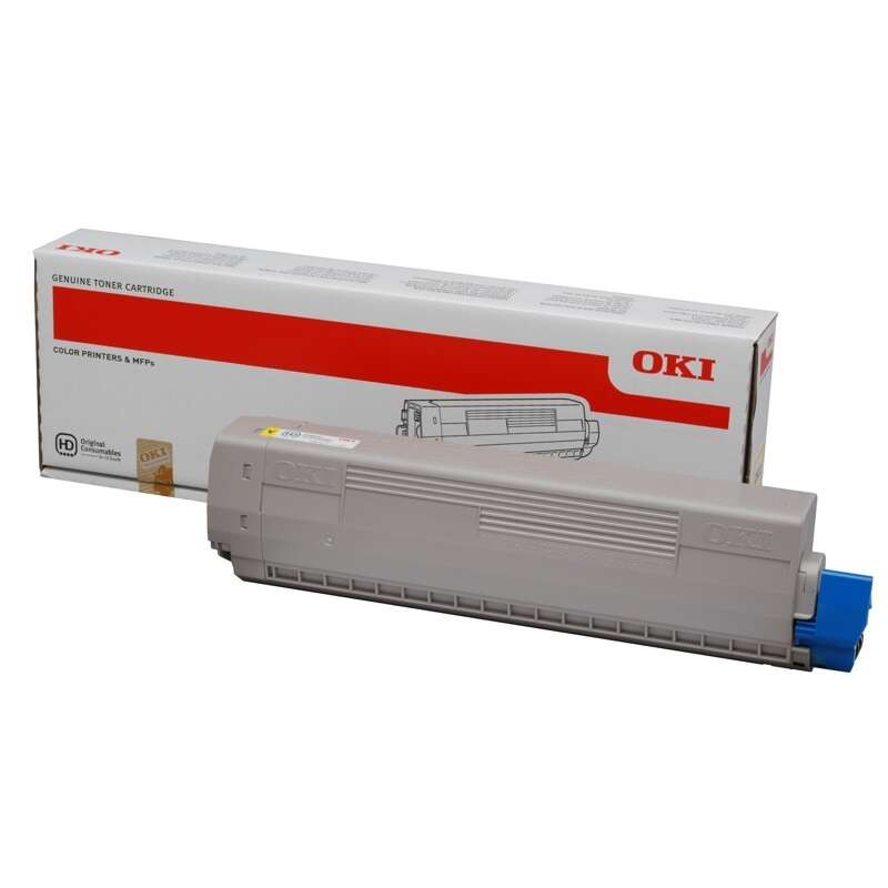 OKI C822 Amarillo Cartucho de Toner Original - 44844613 Tintasmurcia.com