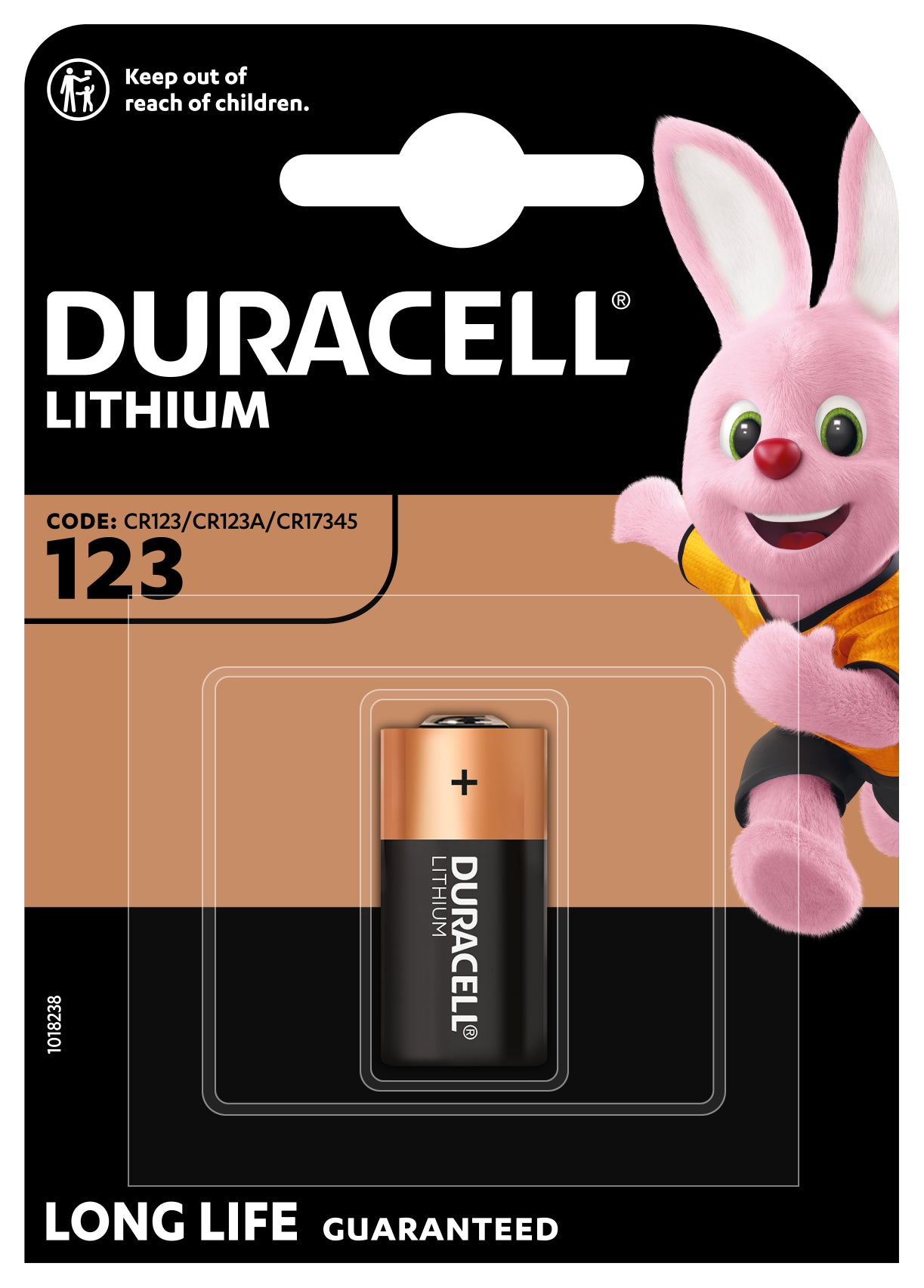 Duracell 123106 pila doméstica Batería de un solo uso CR123A Litio