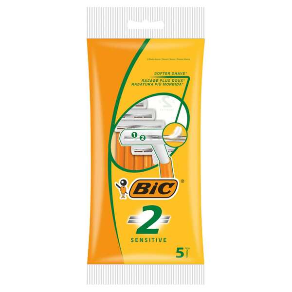 Bic Sensitive 2 Pack de 5 Maquinillas de Afeitar Desechables de 2 Hojas 1 pieza(s)