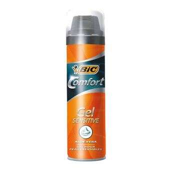 Bic Gel Sensitive Comfort Gel de Afeitar 200ml - Facil de Aplicar - Contiene Aloe Vera 1 pieza(s)