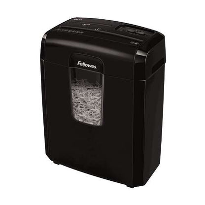 Fellowes - 8Cd triturador de papel Corte cruzado 22 cm Negro