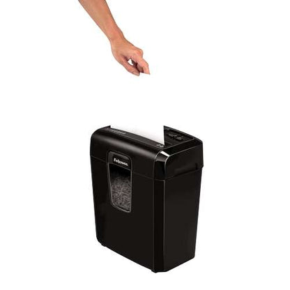 Fellowes - 8Cd triturador de papel Corte cruzado 22 cm Negro