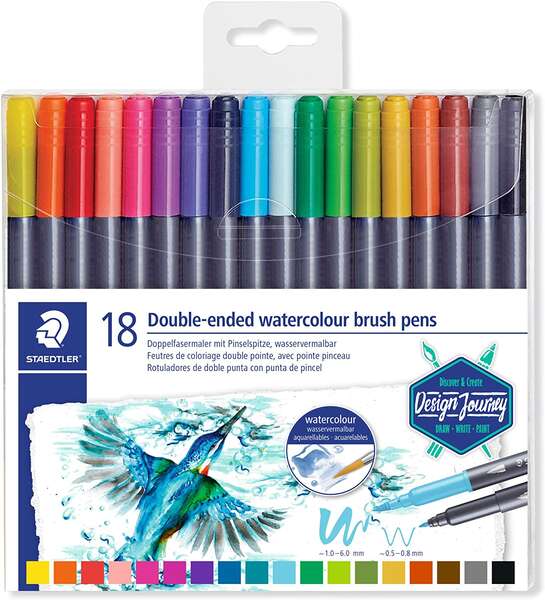 Staedtler - 3001 rotulador Fino/Extragrueso Multicolor 18 pieza(s)