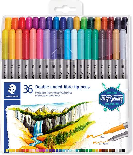 Staedtler - 3200 rotulador Fino/Extragrueso Multicolor 36 pieza(s)