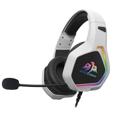 Coolsound G6 Auriculares Gaming con Microfono - USB para Iluminacion LED - Diadema Ajustable - Almohadillas Acolchadas - Controles en Cable - Cable de 2m 1 pieza(s)