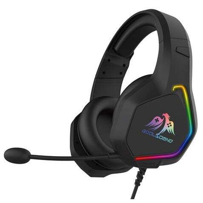 Coolsound G6 Auriculares Gaming con Microfono - USB para Iluminacion LED - Diadema Ajustable - Almohadillas Acolchadas - Controles en Cable - Cable de 2m 1 pieza(s)