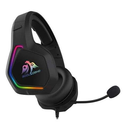 Coolsound G6 Auriculares Gaming con Microfono - USB para Iluminacion LED - Diadema Ajustable - Almohadillas Acolchadas - Controles en Cable - Cable de 2m 1 pieza(s)