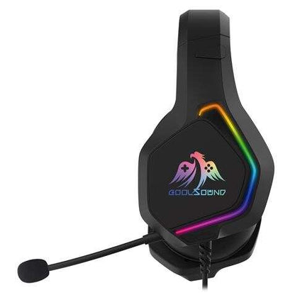 Coolsound G6 Auriculares Gaming con Microfono - USB para Iluminacion LED - Diadema Ajustable - Almohadillas Acolchadas - Controles en Cable - Cable de 2m 1 pieza(s)