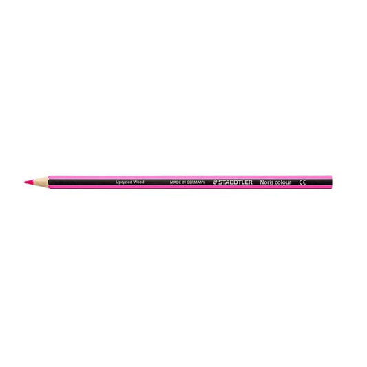 Staedtler Noris Colour 185 Lapiz Hexagonal de Color - Resistencia a la Rotura - Material Wopex - Color Magenta (Precio unidad suelta)