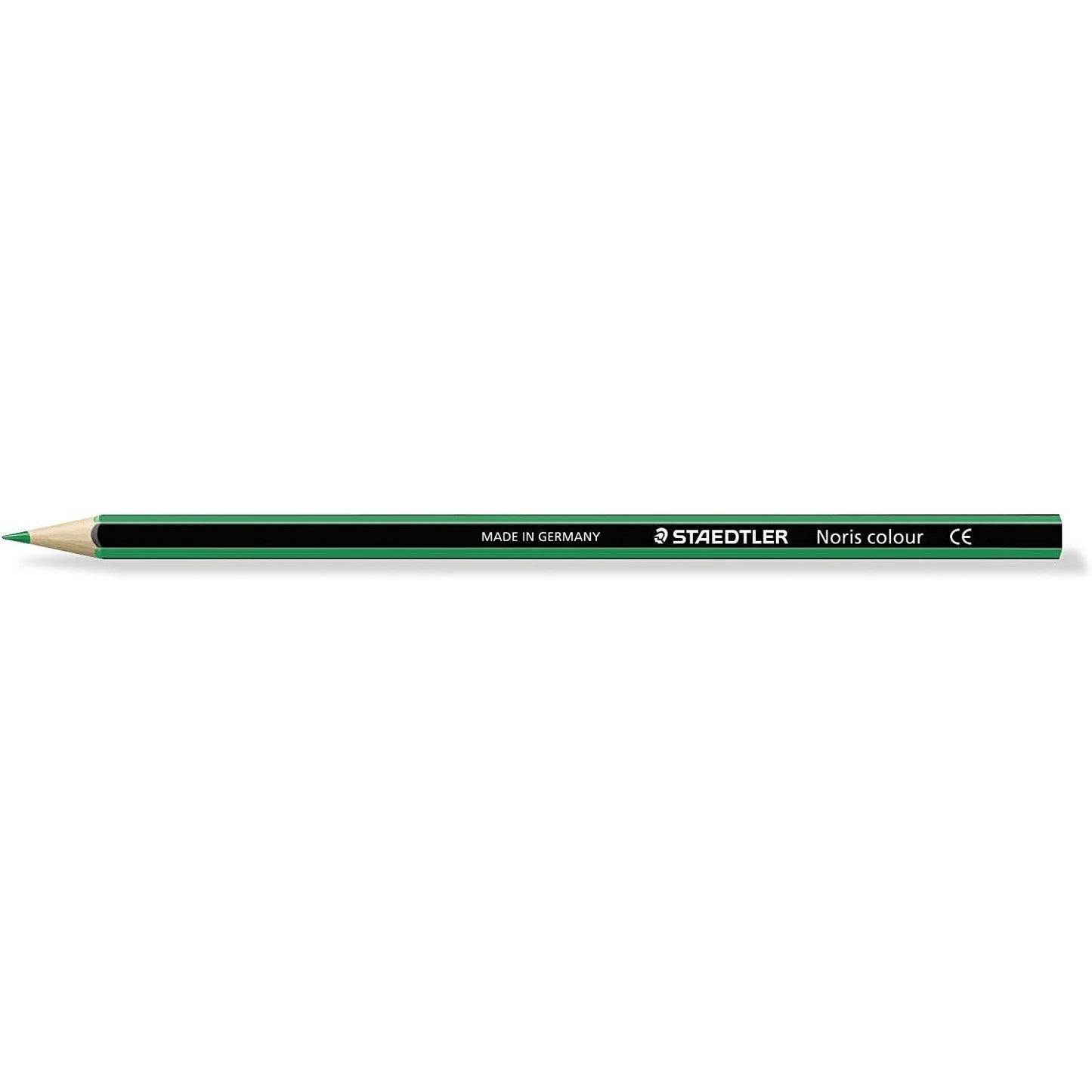 Staedtler Noris Colour 185 Lapiz Hexagonal de Color - Resistencia a la Rotura - Material Wopex - Color Verde (Precio unidad suelta)