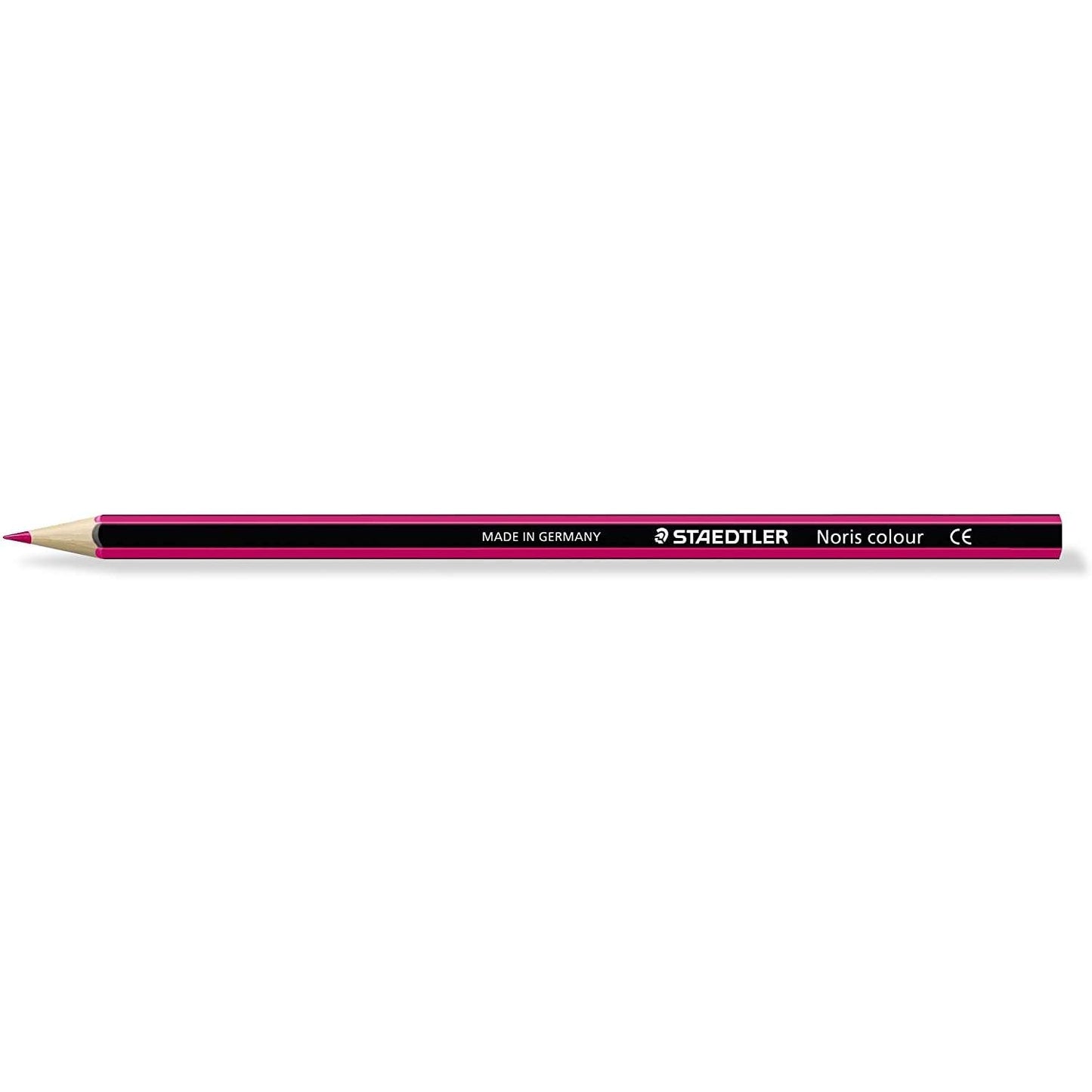 Staedtler Noris Colour 185 Lapiz Hexagonal de Color - Resistencia a la Rotura - Material Wopex - Color Fucsia (Precio unidad suelta)