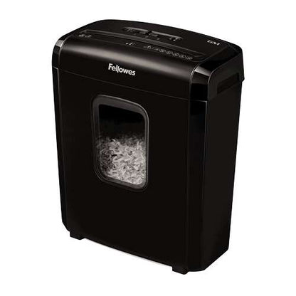 Fellowes - Powershred 6M triturador de papel Microcorte Negro