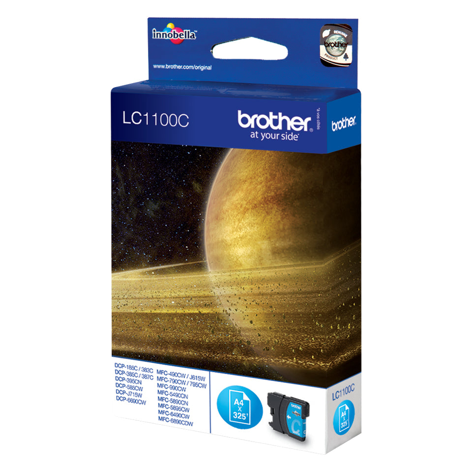 Brother LC-1100C cartucho de tinta 1 pieza(s) Original Cian