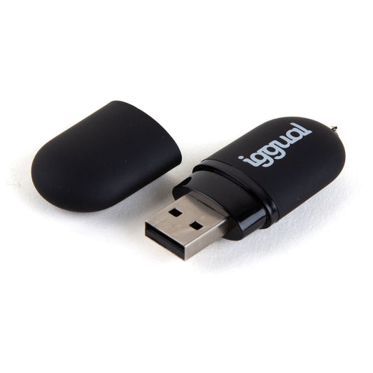 iggual - Lápiz USB 2.0 16GB PEN16 negro