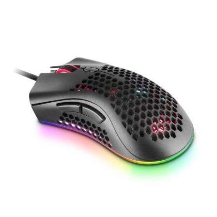 Mars Gaming - MMEX  Ratón Gaming RGB Ultraligero Negro