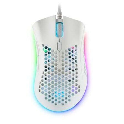 Mars Gaming - MMEXW  Ratón Gaming RGB Ultraligero Blanco