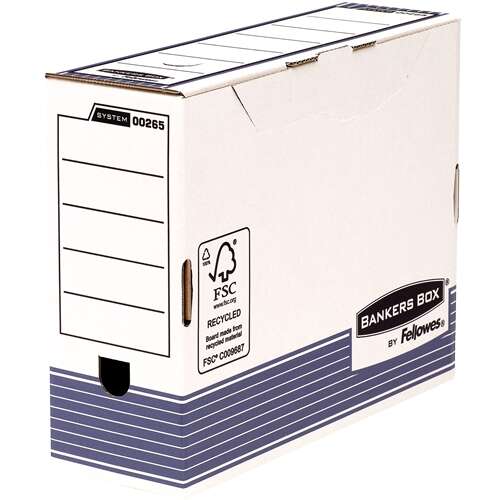 Fellowes - 0026501 Azul  Color blanco caja y organizador para almacenaje de archivos