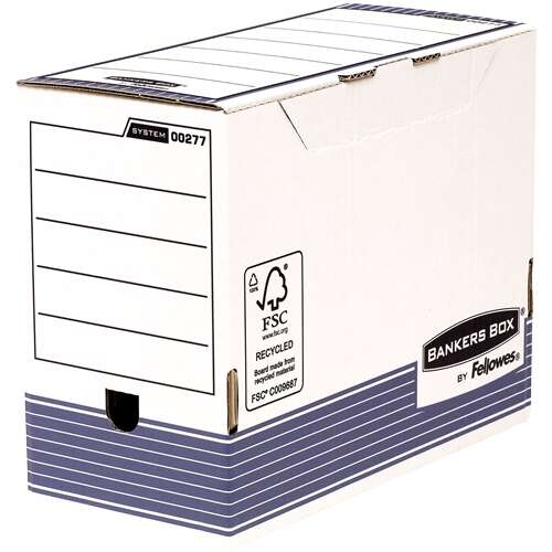 Fellowes Bankers Box Caja de Archivo Definitivo 150mm A4 - Montaje Automatico Fastfold - Carton Reciclado Certificacion FSC (Precio unidad suelta)