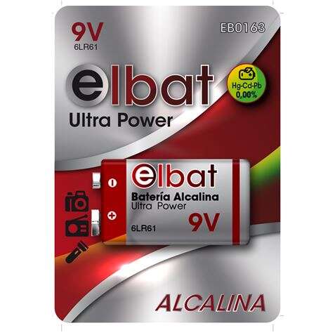 Elbat Pila Alcalina 6LR61/9V 1 pieza(s)