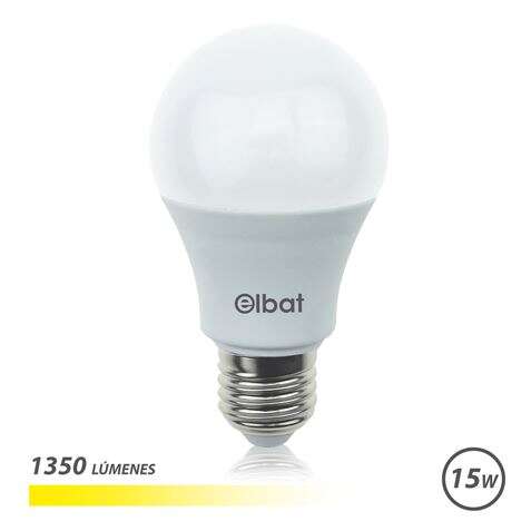 Elbat Bombilla LED A60 15W E27 1350lm - 3000K Luz Calida 1 pieza(s)