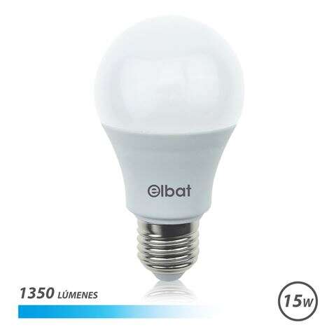 Elbat Bombilla LED A60 15W E27 1350lm - 6500K Luz Fria 1 pieza(s)