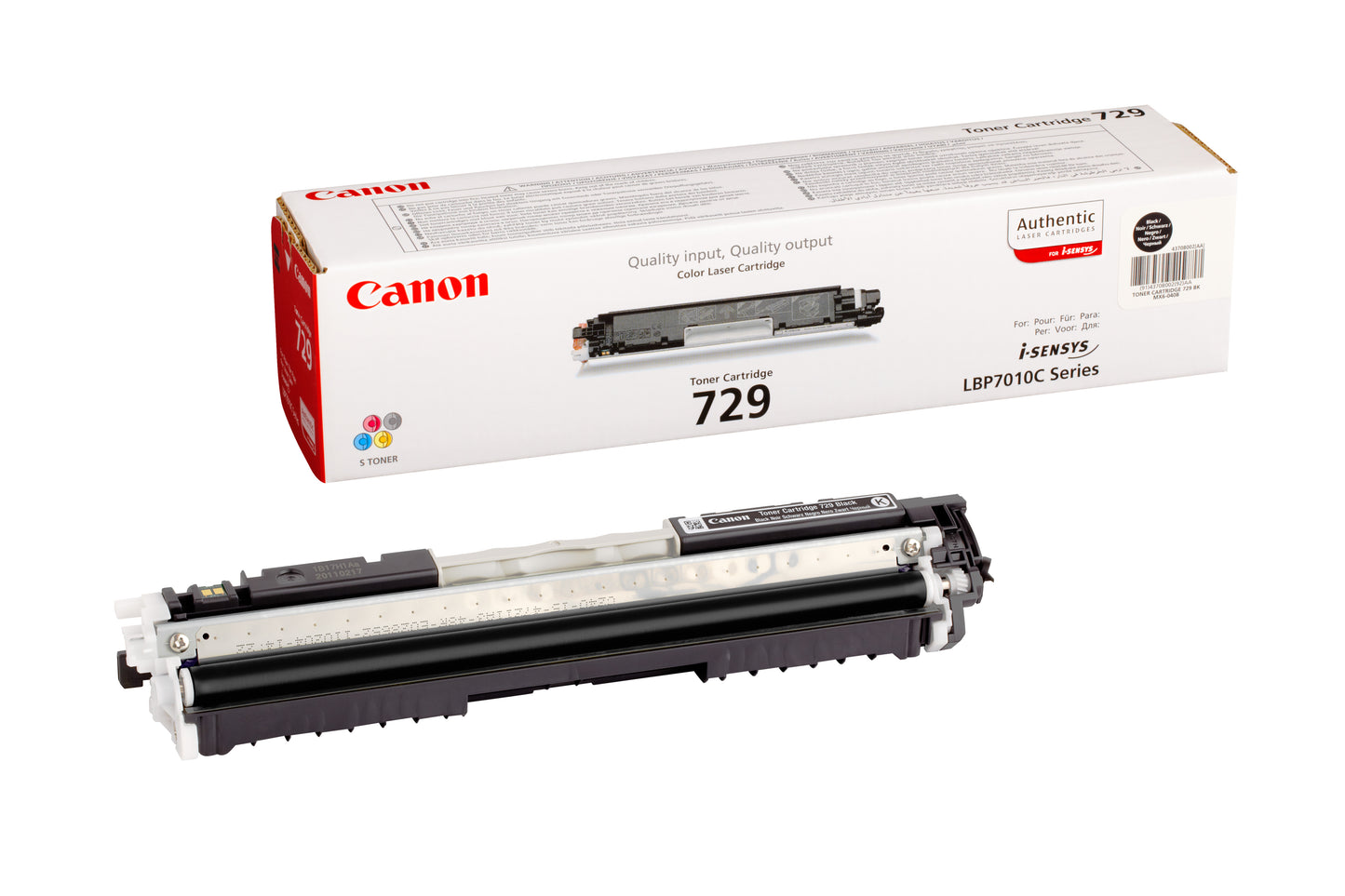 Canon 729 BK cartucho de tóner 1 pieza(s) Original Negro