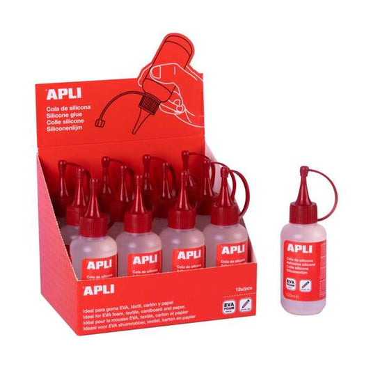 APLI - Cola de silicona 100 ml