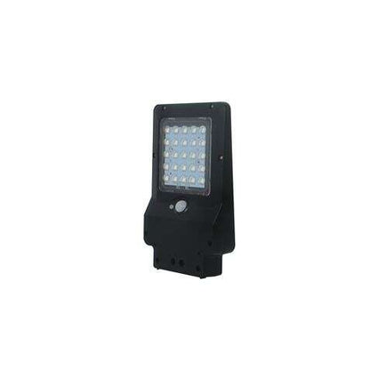 Elbat Foco Led Solar 4W - 400LM - Luz Fria 6000K - Sensor de Movimiento - Panel Solar 2.3W - Para Pared o Poste 1 pieza(s)