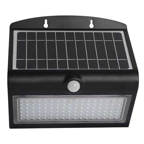 Elbat Aplique Led Solar Doble Iluminacion 8W - 850LM - Luz Fria 6000K - Luz Calidad 3000K - Sensor de Movimiento 1 pieza(s)