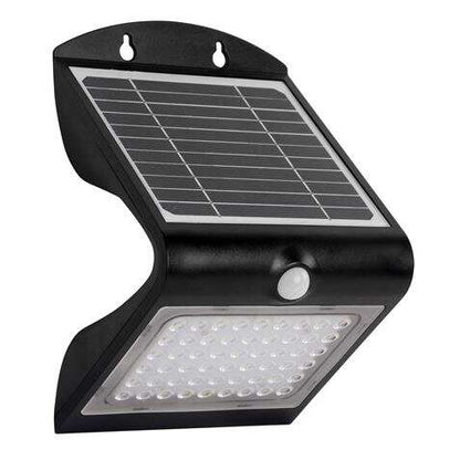 Elbat Aplique Led Solar Doble Iluminacion 4W - 500LM - Luz Fria 6000K - Luz Calidad 3000K - Sensor de Movimiento 1 pieza(s)