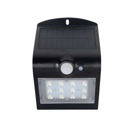 Elbat Aplique Led Solar Doble Iluminacion 1.5W - 220LM - Luz Fria 6000K - Luz Calidad 3000K - Sensor de Movimiento 1 pieza(s)