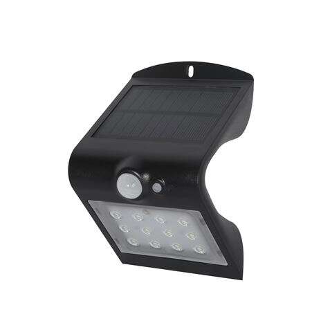 Elbat Aplique Led Solar Doble Iluminacion 1.5W - 220LM - Luz Fria 6000K - Luz Calidad 3000K - Sensor de Movimiento 1 pieza(s)