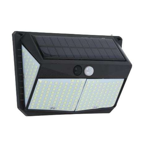 Elbat Aplique Solar 3 Caras - 250LM - Luz Fria 6500K - Sensor Movimiento - Bateria 1200mAh 1 pieza(s)