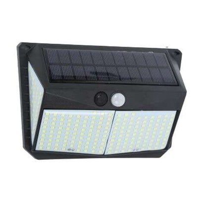 Elbat Aplique Solar 3 Caras - 250LM - Luz Fria 6500K - Sensor Movimiento - Bateria 1200mAh 1 pieza(s)