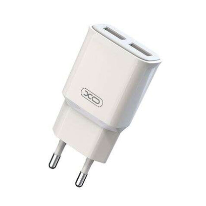 XO L92C Cargador de Corriente 2.4A 2xUSB - Proteccion contra Cortocircuito y Sobrecargas - Color Blanco 1 pieza(s)