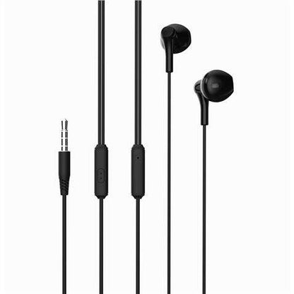 XO EP39 Music Auricular con Microfono - Cable 1.2m - Boton de Control - Color Negro 1 pieza(s)