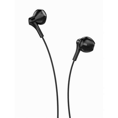 XO EP39 Music Auricular con Microfono - Cable 1.2m - Boton de Control - Color Negro 1 pieza(s)