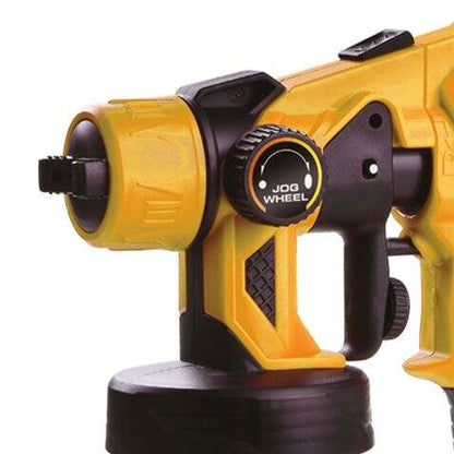 Blim Pistola para Pintar Electrica - Potencia 550W - Deposito 800ml - Regulacion de Caudal - Boquilla de 1.8mm - Color Amarillo 1 pieza(s)