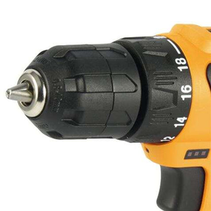 Blim Taladro a Bateria 12V 1.5Ah - 28Nm Par Maximo - 2 Velocidades 0-400/0-1500rpm - Color Amarillo 1 pieza(s)