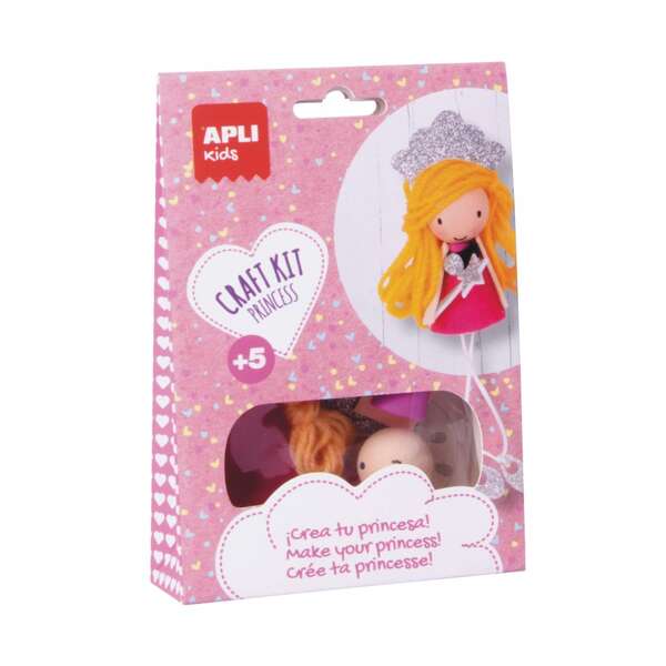 Apli Mini Kit de Manualidades Crear una Princesa - Reduce el Estres - Mejora la Memoria - Desarrolla la Coordinacion 1 pieza(s)