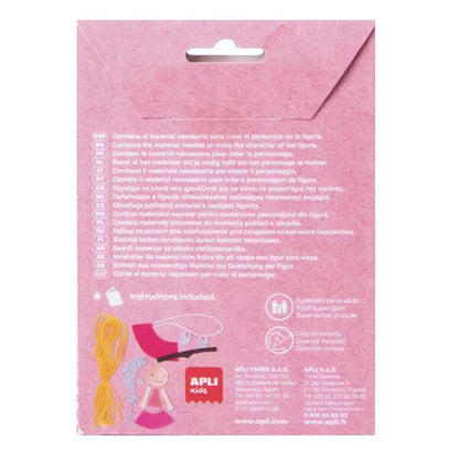 Apli Mini Kit de Manualidades Crear una Princesa - Reduce el Estres - Mejora la Memoria - Desarrolla la Coordinacion 1 pieza(s)