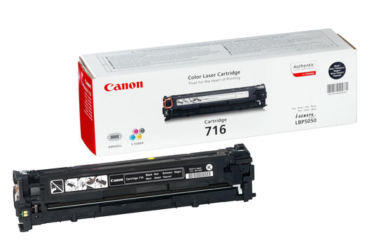 Canon Cartridge 716 Black cartucho de tóner 1 pieza(s) Original Negro