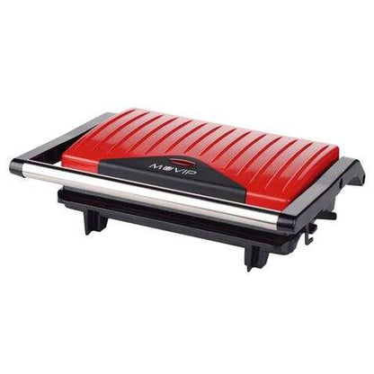 Muvip Sandwichera Placa tipo Grill Inox 750W - Placa Superior Basculante - Presion Uniforme - Asa Tacto Frio 1 pieza(s)