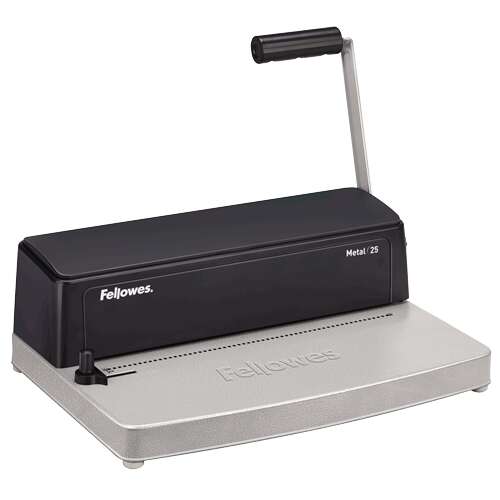 Fellowes - Metal 25 Click binding machine 450 hojas Negro  Gris