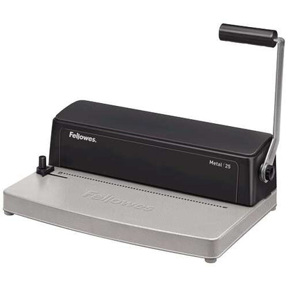 Fellowes - Metal 25 Click binding machine 450 hojas Negro  Gris