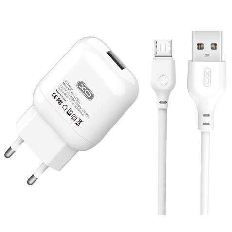 XO L37 Pack Cargador de Corriente USB + Cable USB a MicroUSB 1 pieza(s)