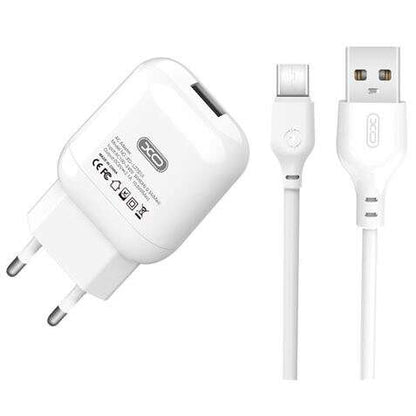 XO L37 Pack Cargador de Corriente USB + Cable USB-A a USB-C 1 pieza(s)