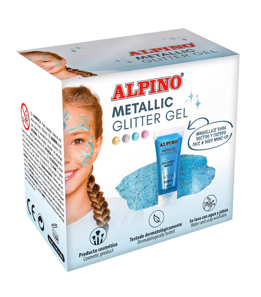 Alpino - DL000613 purpurina cosmética Azul 14 ml