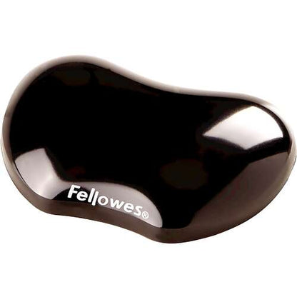 Fellowes Crystal Reposamuñecas Flexible de Gel - Resistente a las Manchas - Color Negro 1 pieza(s)