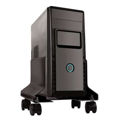 Fellowes Soporte para PC Metalico - Ajuste de 152 a 229mm - Ruedas para Mover - Color Negro 1 pieza(s)